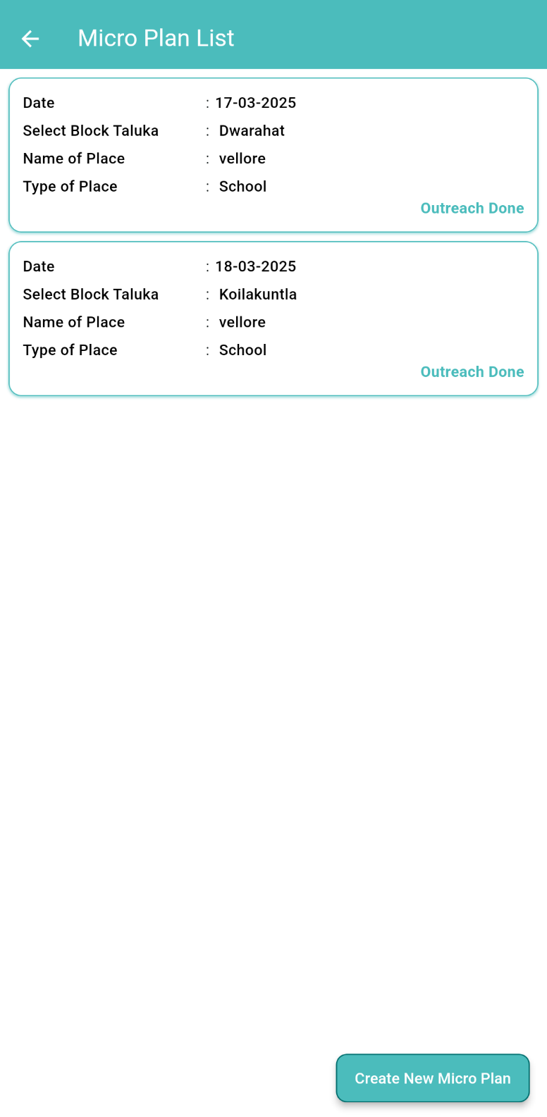 Dashboard Screenshot