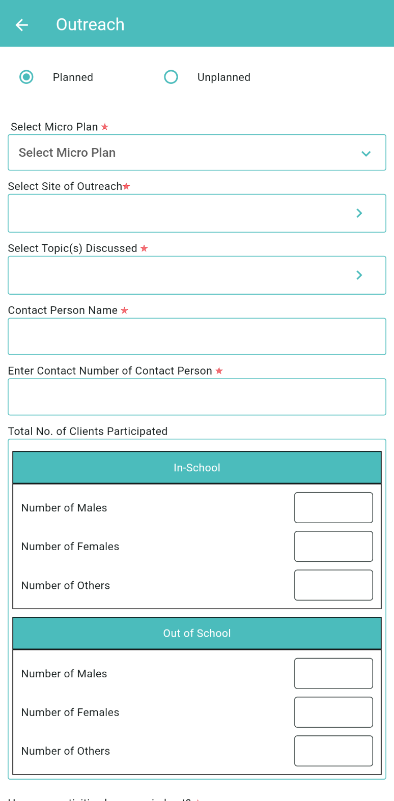 Dashboard Screenshot