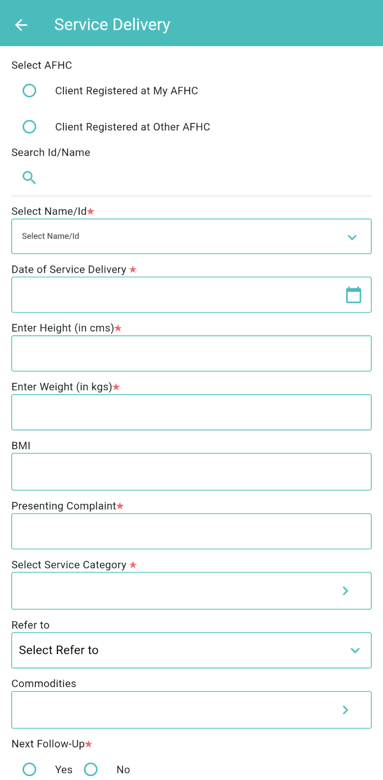 Dashboard Screenshot
